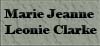 Marie Jeanne Leonie Clarke