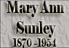 Mary Ann Sunley