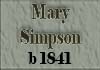 Mary Simpson