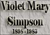 Violet Mary Simpson